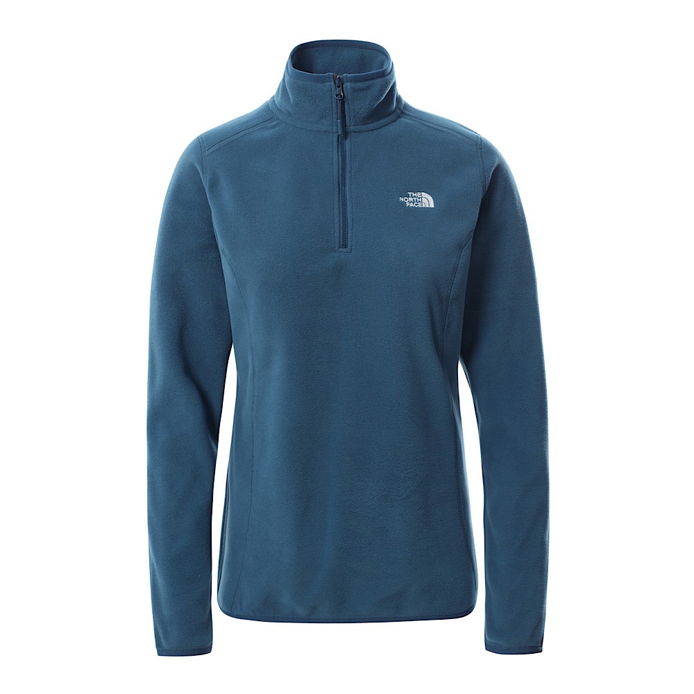 The North Face • Women’s Teal 3/4 Zip Fleece Pullover
